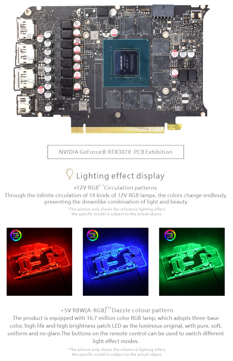 Waterblock RTX 3070 Palit JetStream OC - HCM store