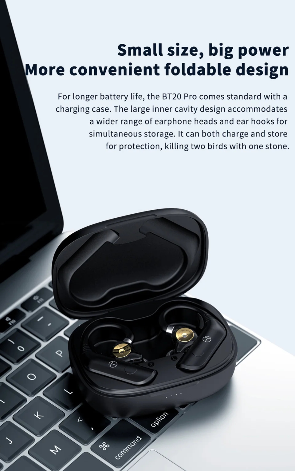 Trn BT20 Pro โมดูลอัพเกรดหูฟังไร้สาย บลูทูธ 5.3 HiFi เชื่อมต่อ MMCX แบบ ...