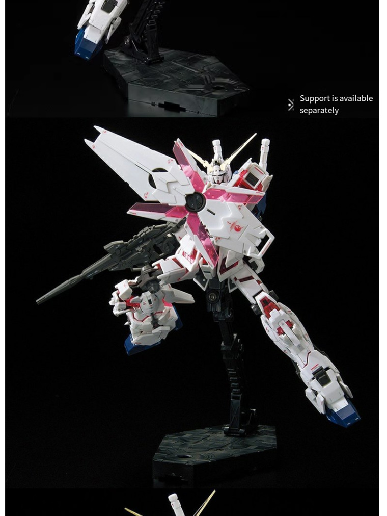 Bandai RG 25 1/144 RX-0 โมเดลกันดั้ม ยูนิคอร์น โหมดทําลาย เปลี่ยนรูป ...