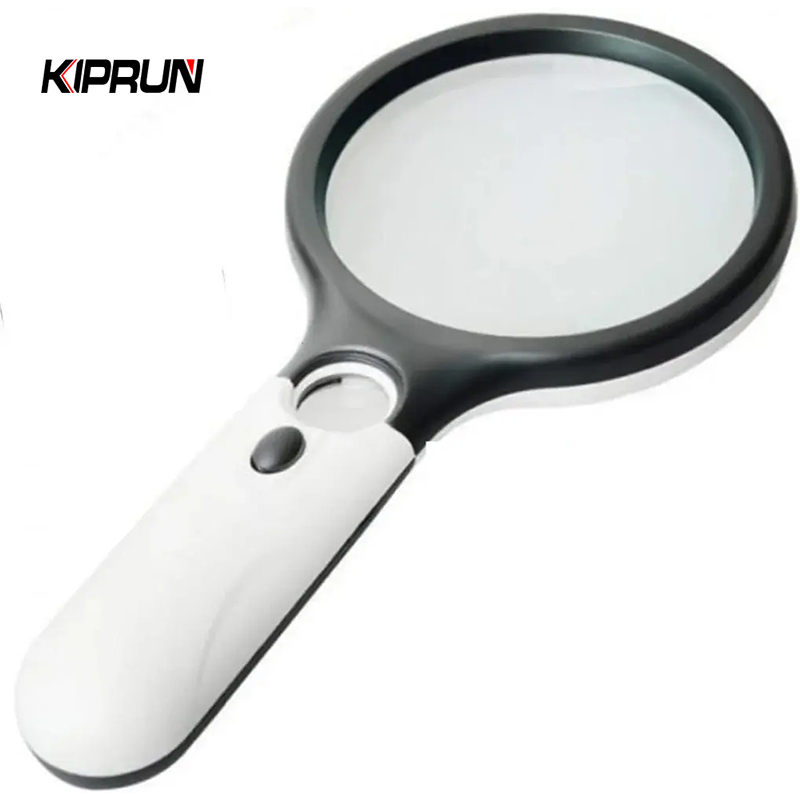 Kiprun เลนส์แว่นขยาย LED ขนาดเล็ก 45x3 สําหรับอ่านหนังสือ เครื่องประดับ ...