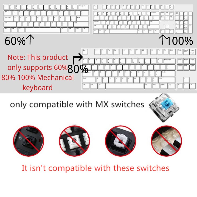 คีย์แคป Keycaps OEM Profile 113 Keys Standard Doubleshot ABS Material ...