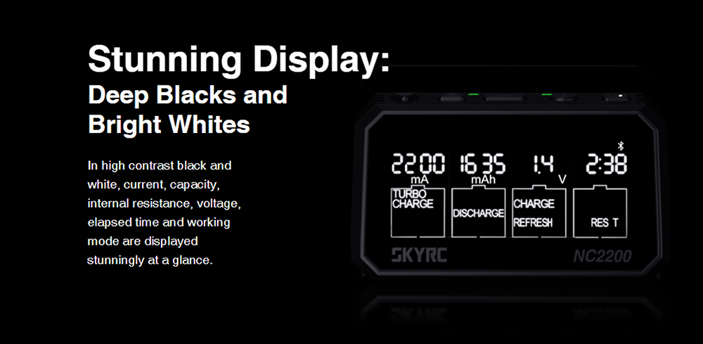 Skyrc NC2200 ที่ชาร์จแบตเตอรี่ 12V 2.0A 4 ช่อง AA AAA และเครื่อง ...