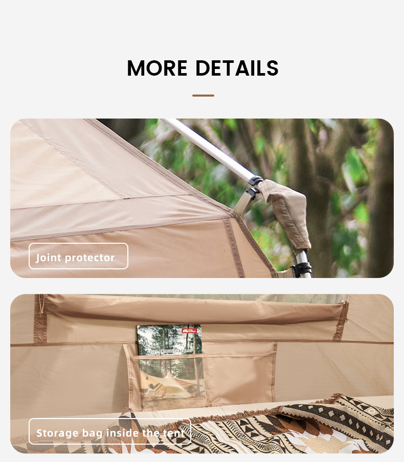 MOBI GARDEN เต็นท์ตั้งแคมป์ เต็นท์ทันที กางอัตโนมัติ พื้นที่ขนาดใหญ่ กันน้ํา ปิกนิกกลางแจ้ง 5.9