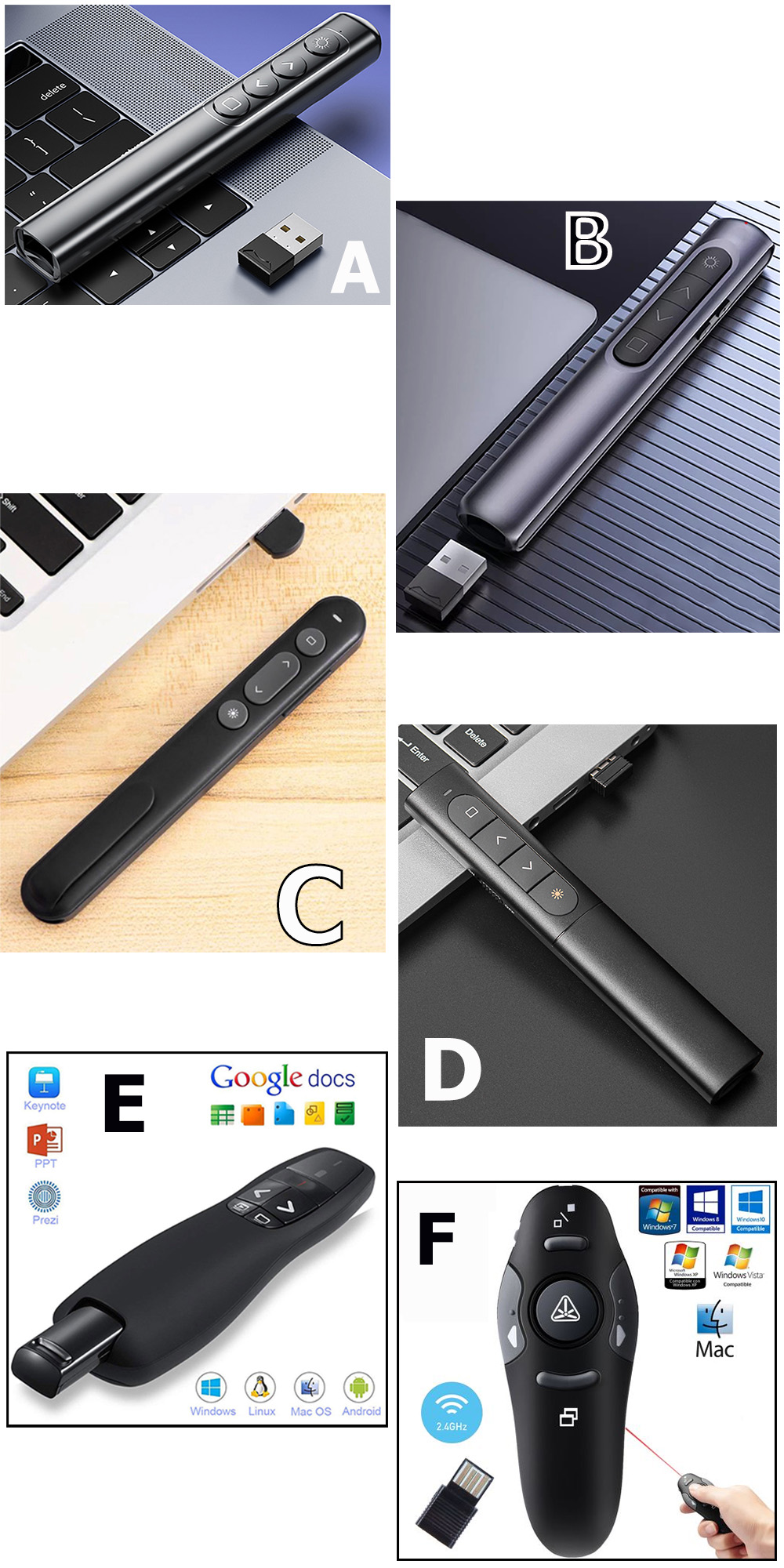 เลเซอร์สไลด์พอยเตอร์ พรีเซนเตอร์ เลเซอร์ พรีเซนงาน รีโมทเลเซอร์ พ้อยเต ...