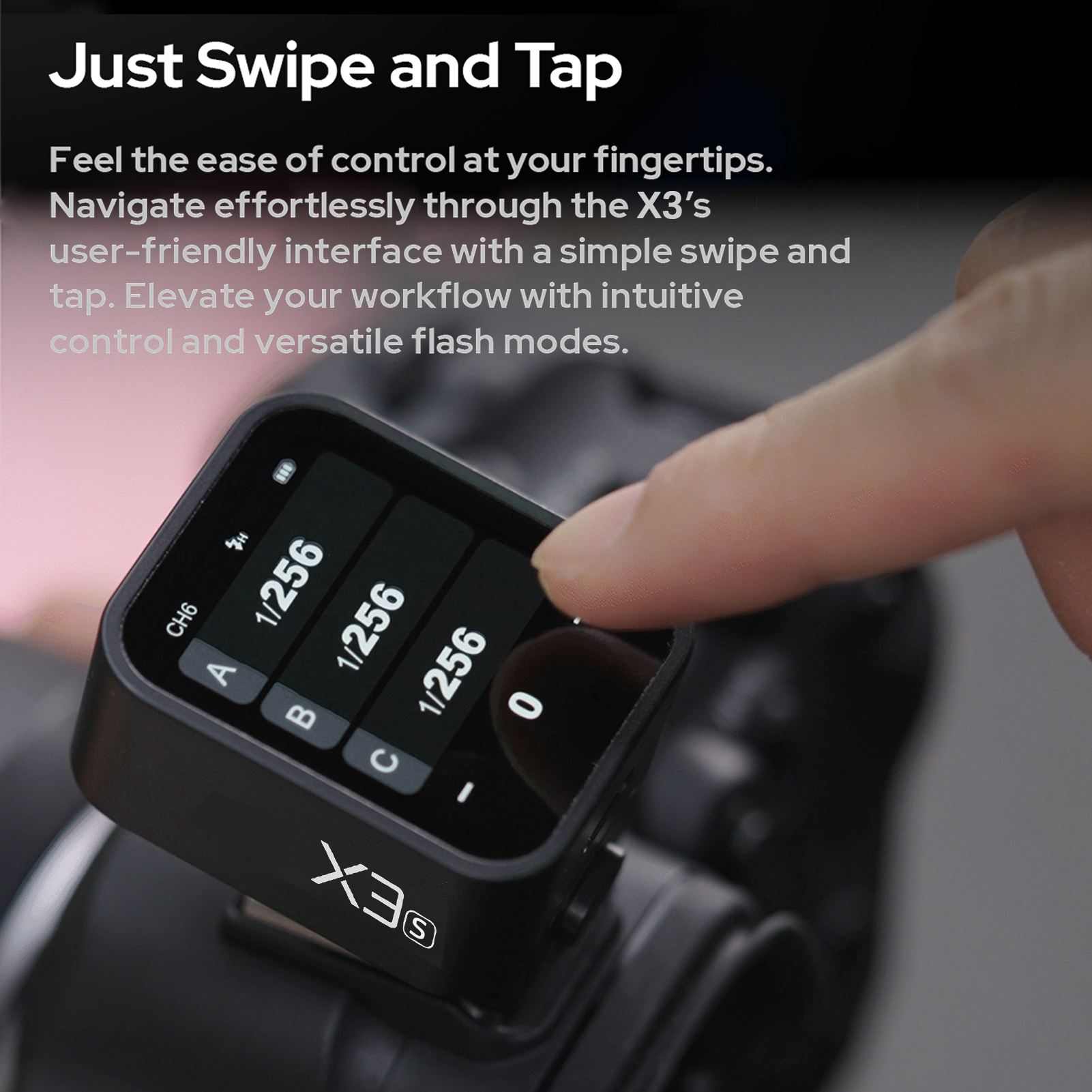 [ขายดี 2024] GODOX X3S แฟลชทริกเกอร์ไร้สาย 2.4G TTL ออโต้แฟลช พร้อมหน้า