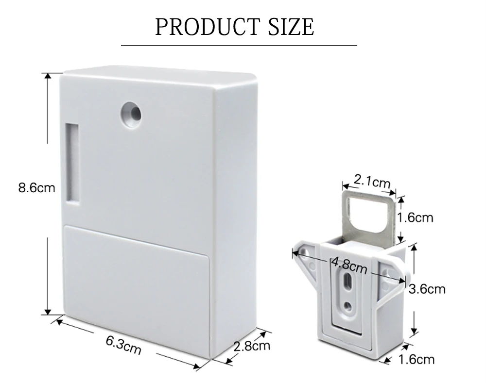 EMID Card Smart Sensor ล็อคอิเล็กทรอนิกส์ซ่อนลิ้นชักล็อคตู้ประตูล็อค ...