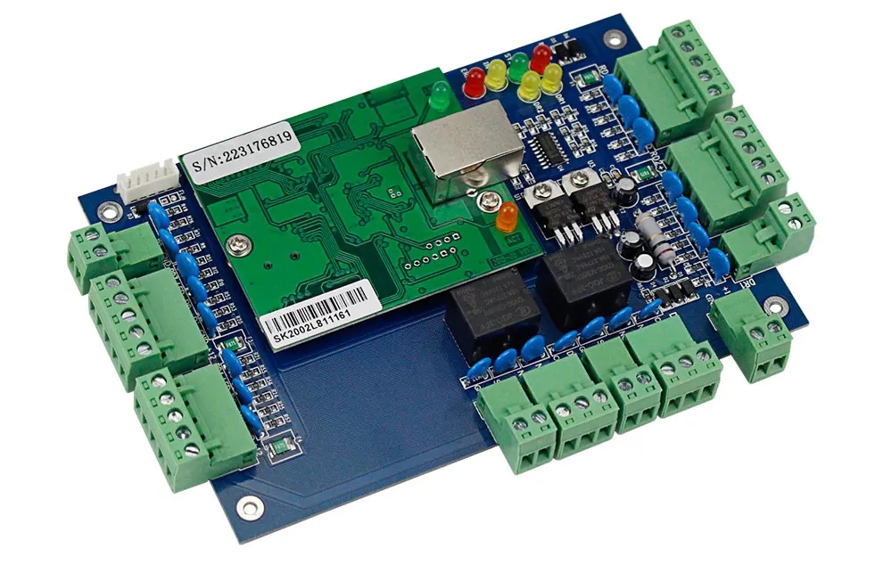 Wiegand TCP/IP แผงบอร์ดโมดูลควบคุมเครือข่าย RFID DC12V สําหรับระบบ ...