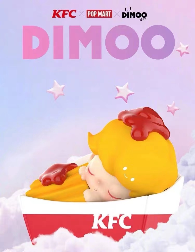 Popmart DIMOO KFC joint series กล่องสุ่ม ตุ๊กตาเด็กผู้หญิง | Shopee ...