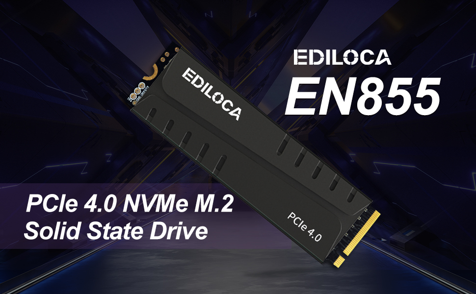 Ediloca EN705 SSD 4TB PCIe Gen4 NVMe M.2 2280 PS5動作確認