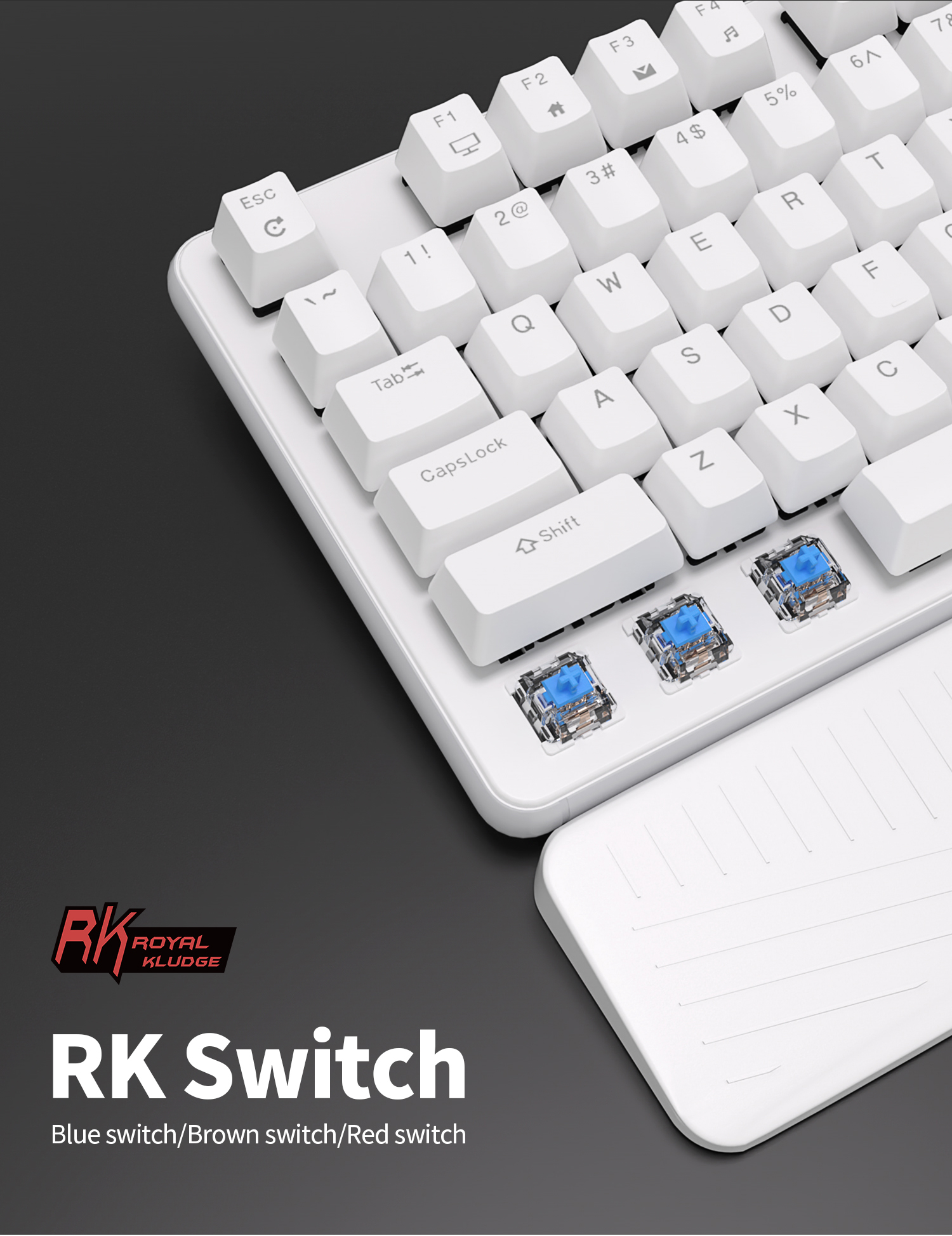 Royal Kludge Rk918 คีย์บอร์ดเมคคานิคอล แบบมีสาย Rgb | Shopee Thailand