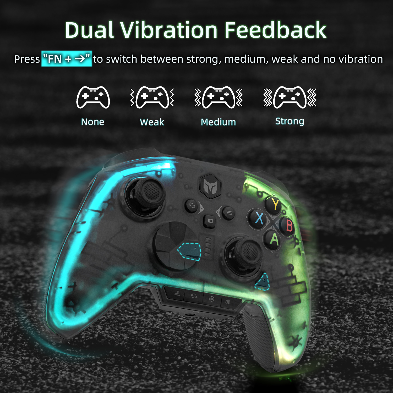 RAINBOW 2 Pro Wireless Game Controller for Nintendo Switch/PS4/Xbox ...