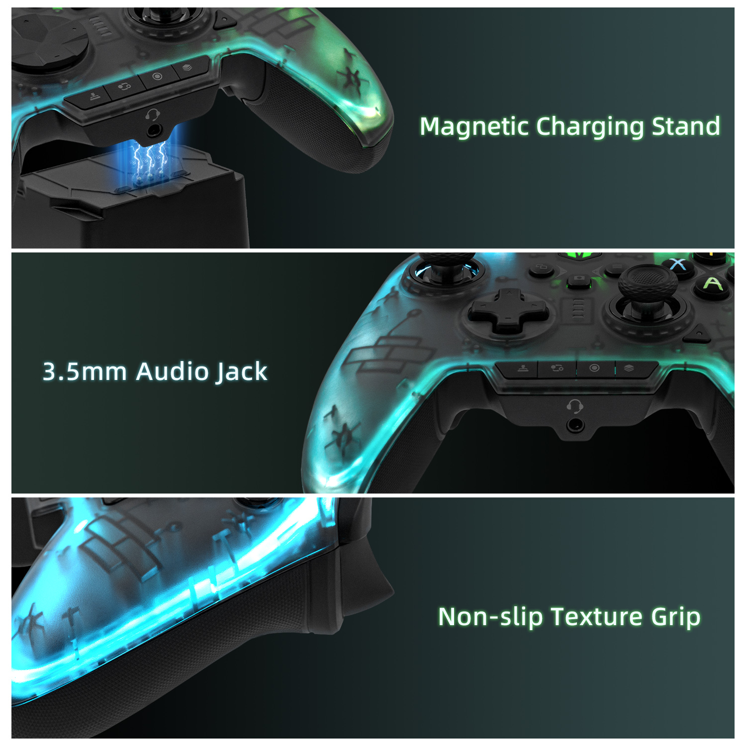 RAINBOW 2 Pro Wireless Game Controller for Nintendo Switch/PS4/Xbox ...