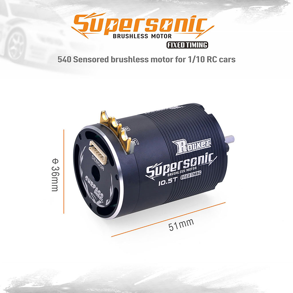 Moteur Brushless Himoto Rocket 540 7.5T Sensored - Pour Voiture 1/10 - NEUF