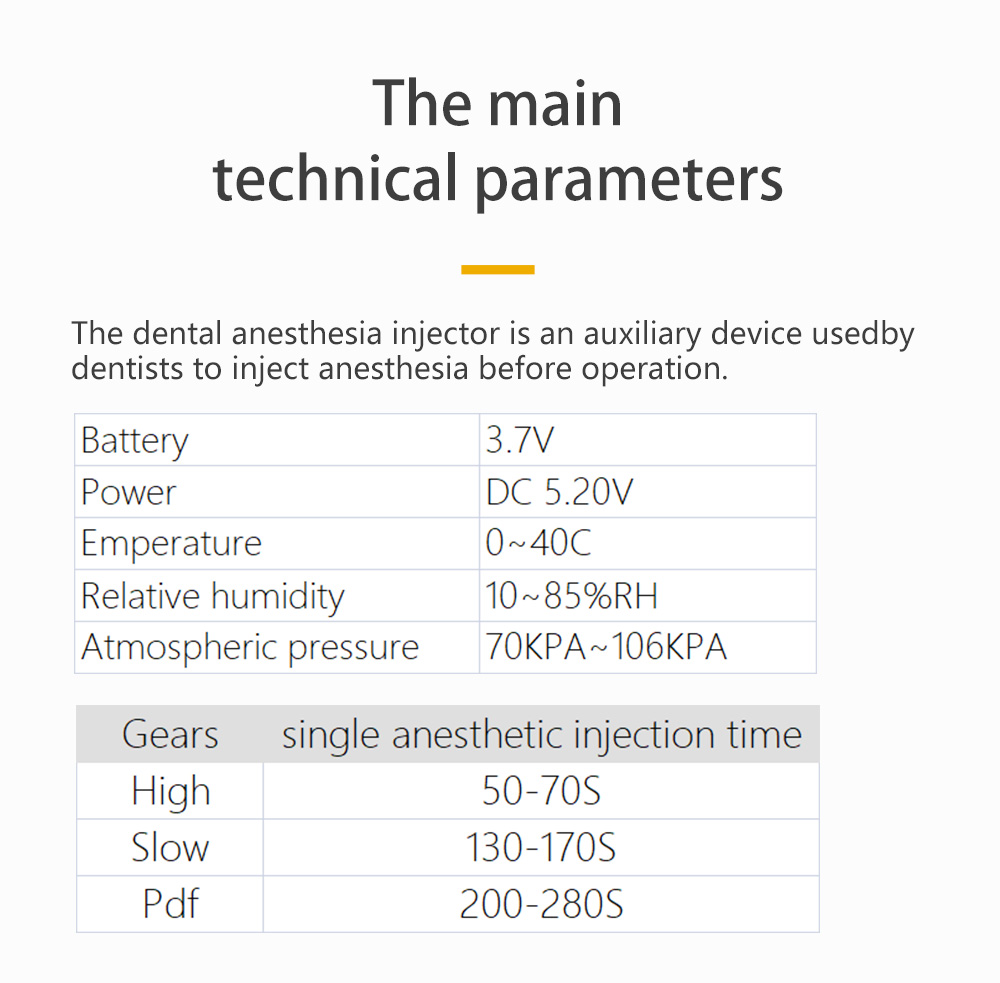 อุปกรณ์ทันตกรรมทันตกรรม Anesthesia Injector Mini I Painless Electric ...