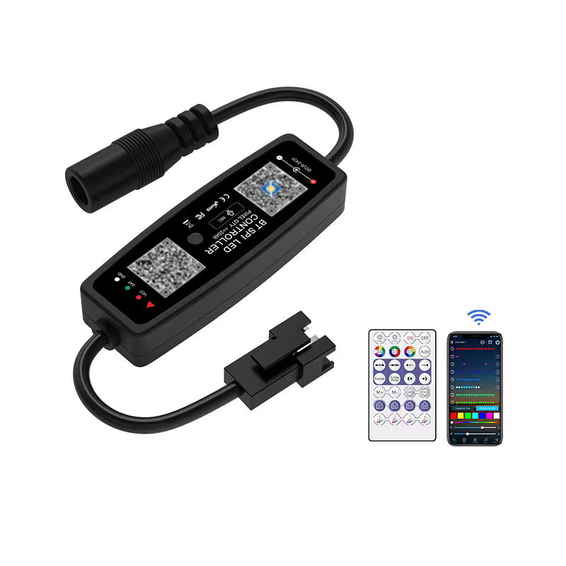 5v 12V 24V RGBIC LED Controller เพลงบลูทูธในตัว MIC 28Keys รีโมทคอนโทรล ...