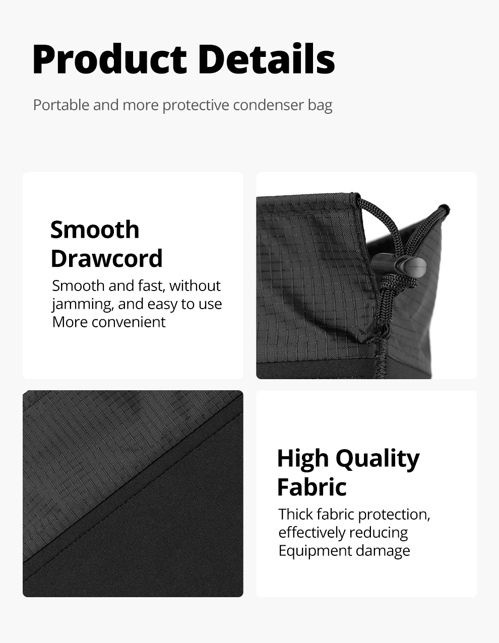 Ambitful AL-16 Condenser Storage Bag Built-in Fluff Protection สําหรับ ...