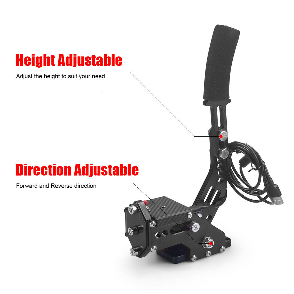 อลูมิเนียม USB Handbrake SIM สําหรับ PS4/PS5 สําหรับ Logitech G29 PC ...