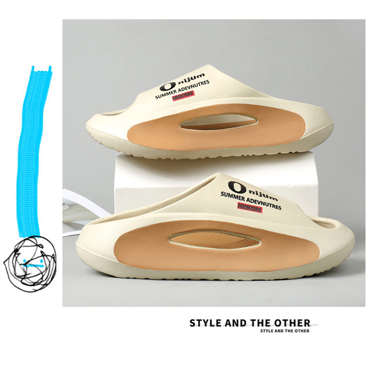 【XH】Unisex รองเท้าแตะ Super Soft Outmatch กันลื่นกลิ่นแฟชั่นแฟชั่น ...