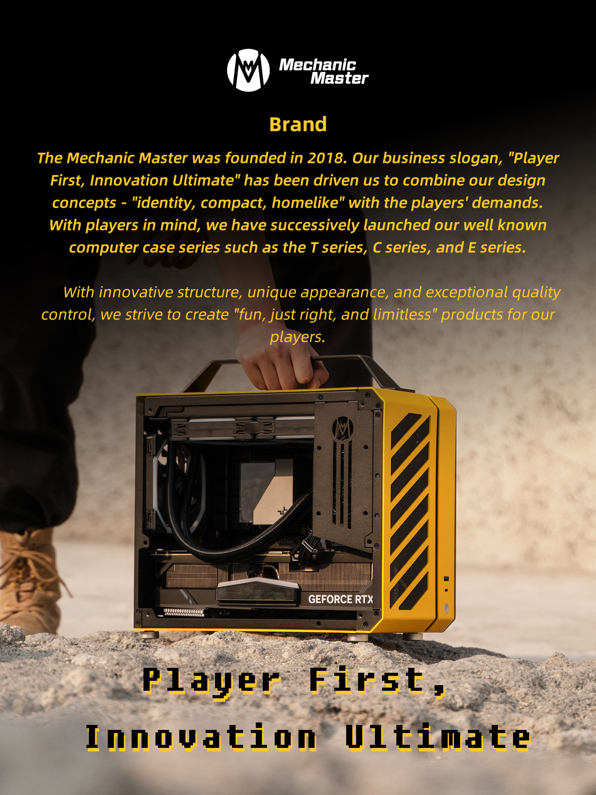 Mechanical Master C28 Little Horizon ITX/MATX เมนบอร ์ ด/Full Tower ...