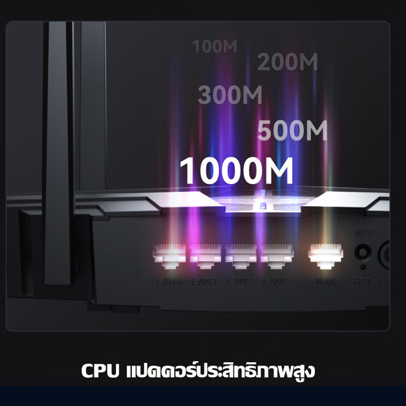 สัญญาณครอบคลุม 500 ตรม เราเตอร์ wifi 2.4g/5g 1200mbps 8 เสาอากาศ/5 FEM ...