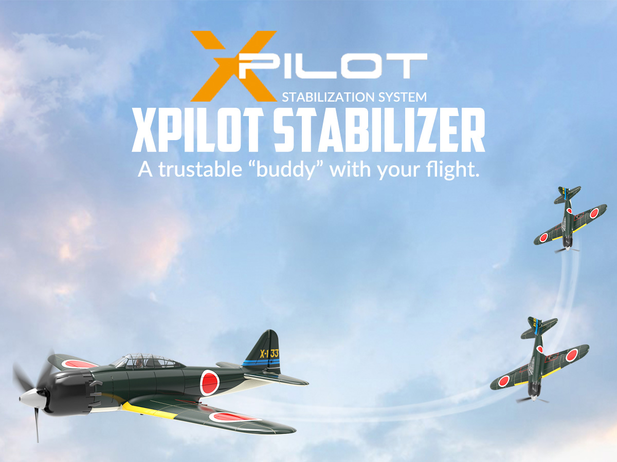 DE] VOLANTEXRC A6M Zero - 400mm RTF 2.4GHz 4CH with Xpilot One Key