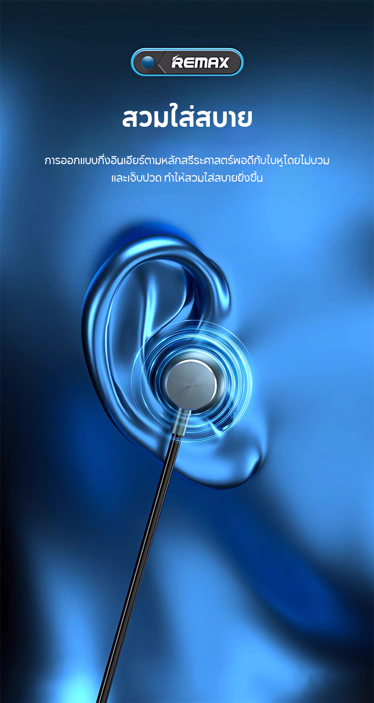 Remax RB-S20 หูฟัง Sports Headphones Bluetooth Headset Bluetooth 5.3 ...