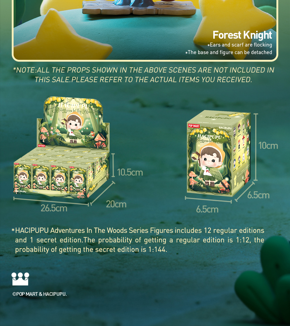 HACIPUPU Adventures In The Woods アソートBOX Genuine HACIPUPU Adventures In The Woods Series Blind Box Full Set
