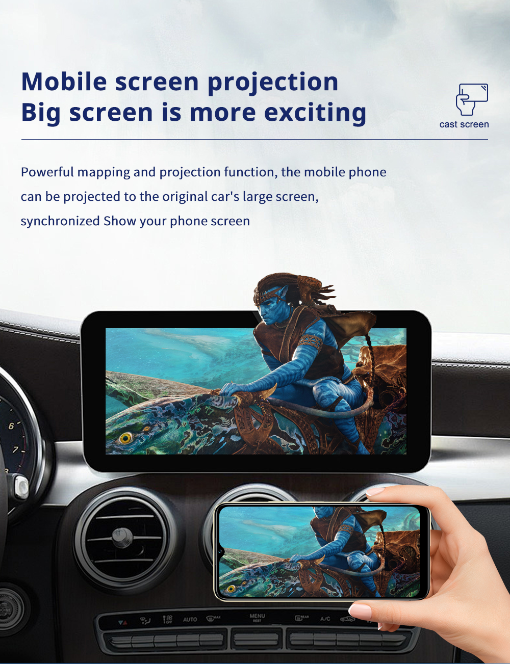 Xda แบบมีสายกับไร้สาย Mini 2 in 1 AI Box Carplay 5G Wif & Bluetooth 5.0 ...