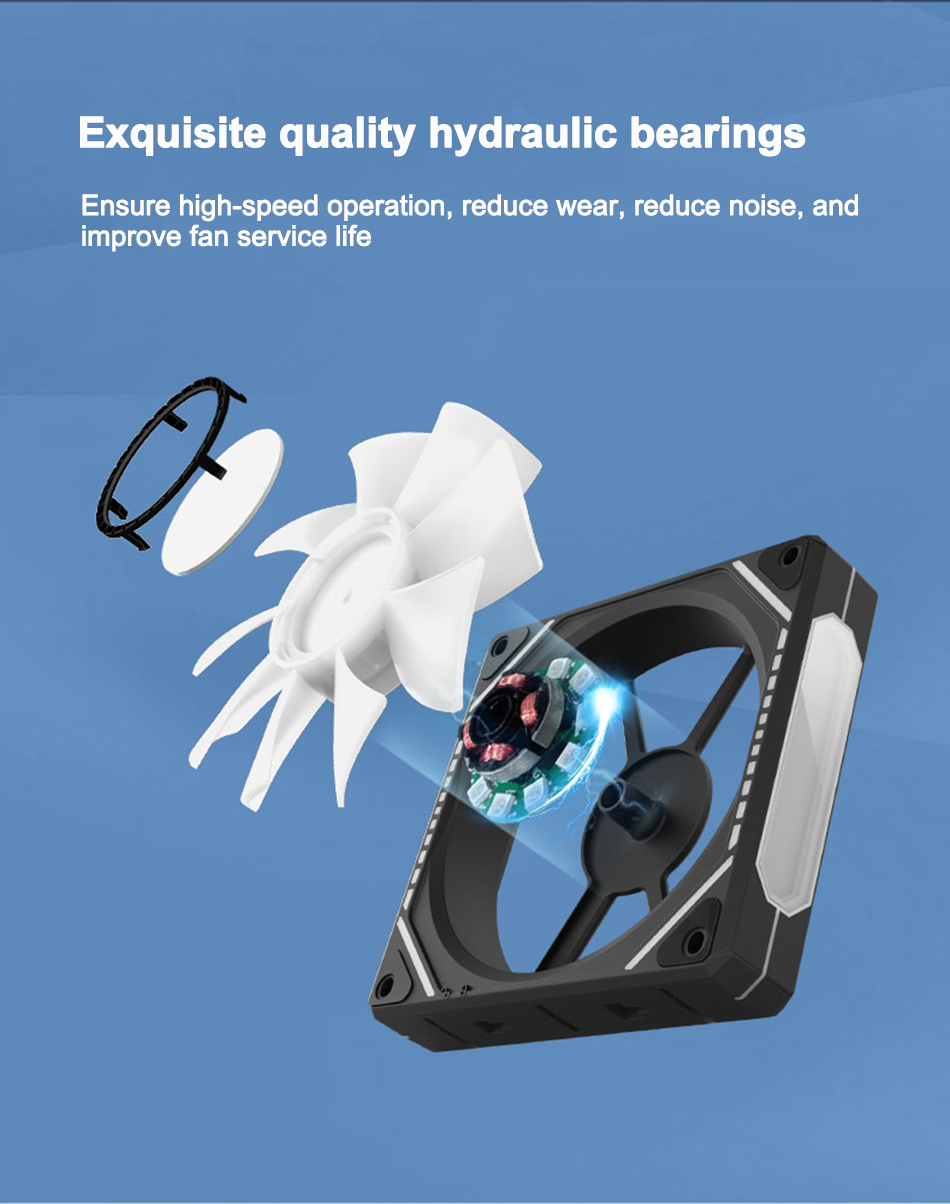 Power Train Prism PLUS Building Block Fan 5V/3PIN ARGB CPU Cooling Fan ...