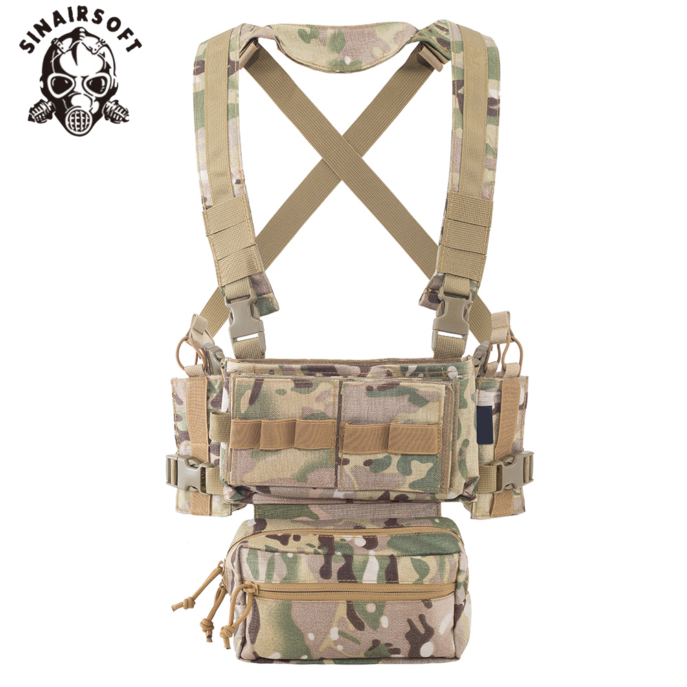 Sinairsoft ยุทธวิธีกลางแจ้ง MK3 เสื้อกั๊ก RIG Mini Combat Chassis SACK ...