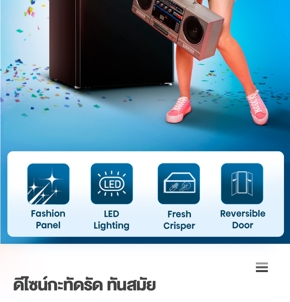 Hisense รุ่น ER92B ตู้เย็น 1 ประตู 3.4 Q/96 ลิตร | Shopee Thailand