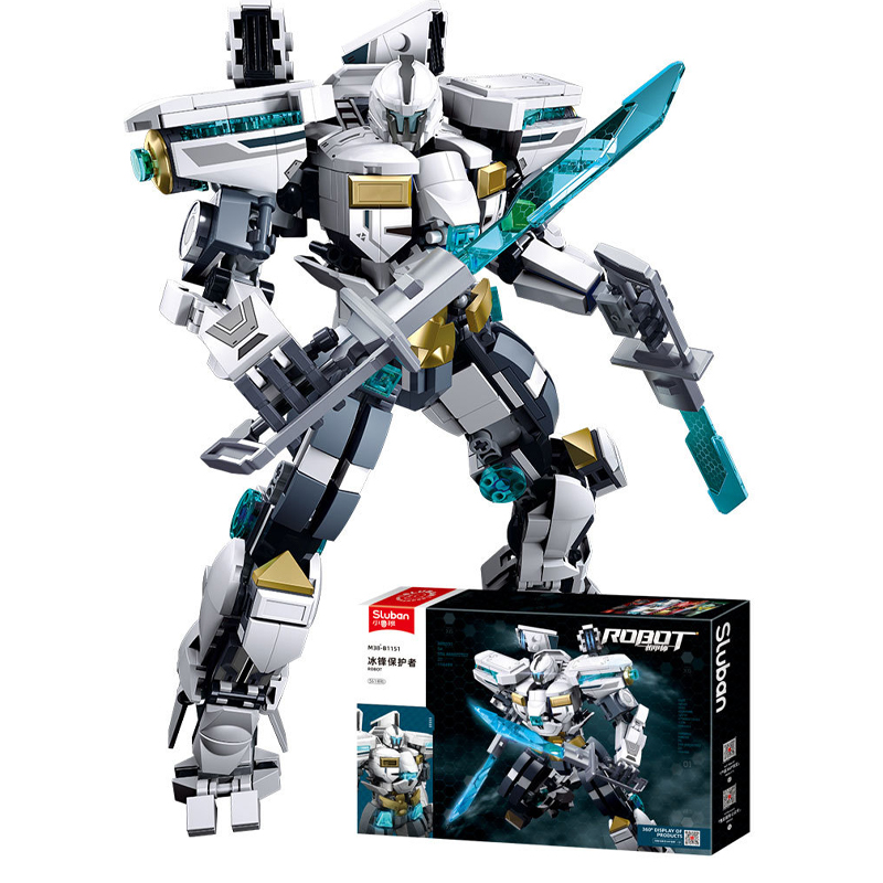 บล็อกตัวต่อ Pacific Rim Mech ตัวป้องกันน้ําแข็ง Hulk และอื่นๆ 8 Mech ...