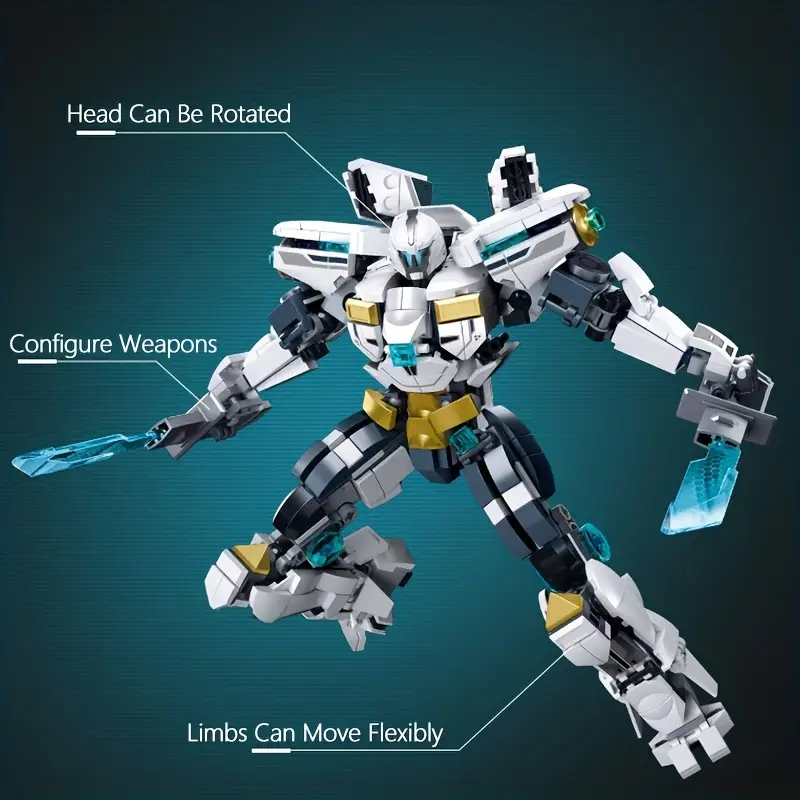 บล็อกตัวต่อ Pacific Rim Mech ตัวป้องกันน้ําแข็ง Hulk และอื่นๆ 8 Mech ...