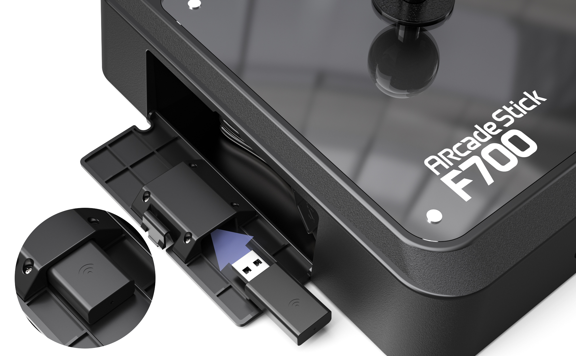 MAYFLASH Wireless Arcade Stick F700 for PS5, PS4, Switch, Windows