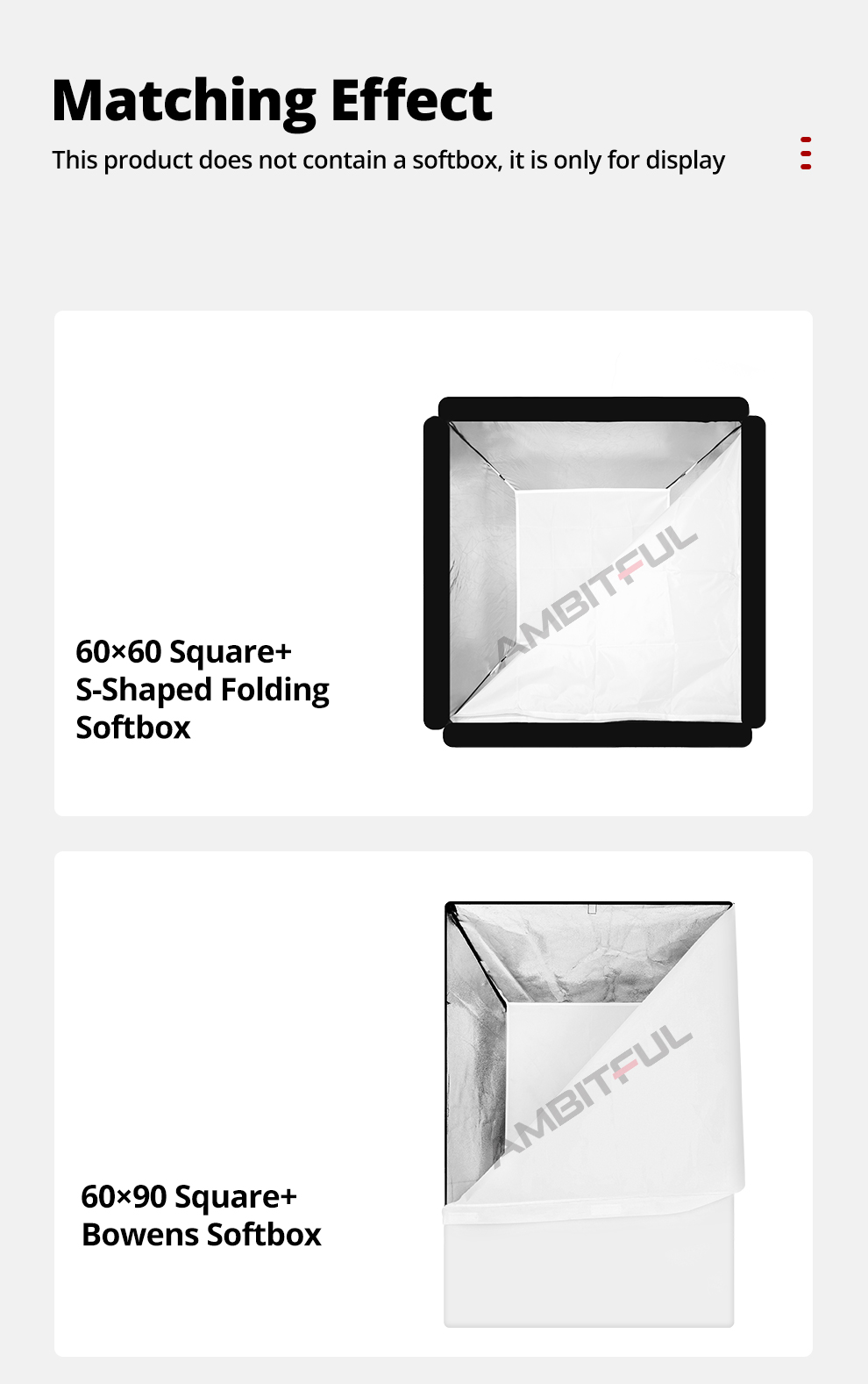 Godox Softbox Softbox ผ้านุ่ม มีจําหน่ายขนาดเดียวกัน Godox Square ...