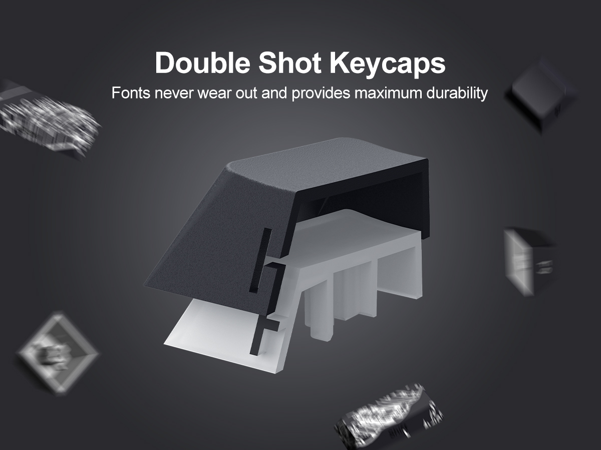 Xvx Shine Through Keycaps - PBT Dye Sub Keycap Set, Side Print Keycaps ...