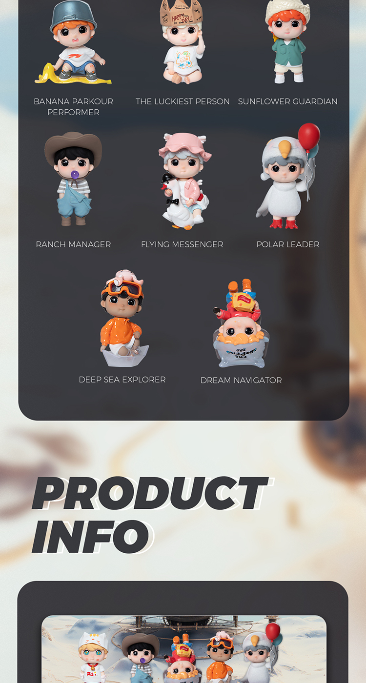 Heyone Asi City No.4 Mystery Box Blind Box Action Cute Figure Gift ...