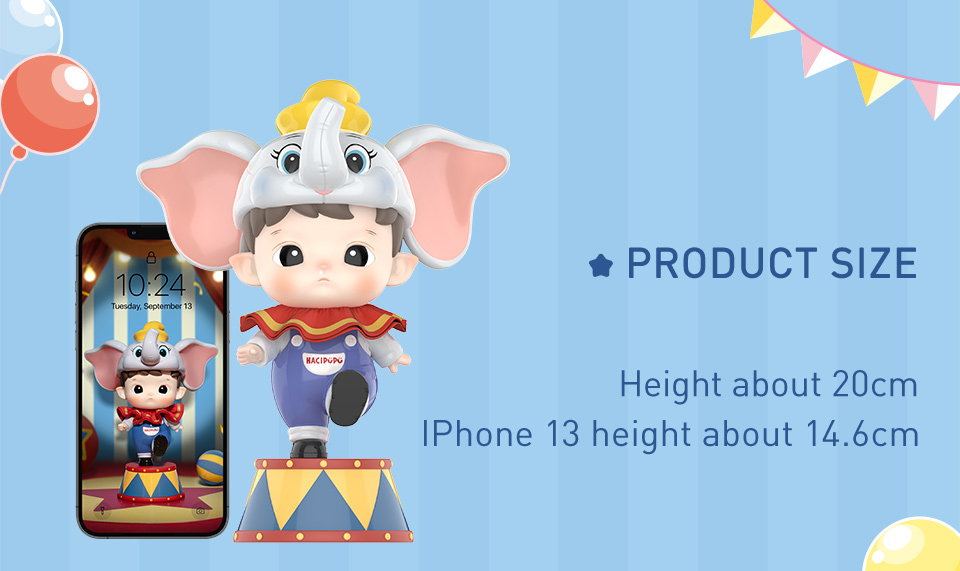 POP MART HACIPUPU x Dumbo Figurine Blind Box Action Toys