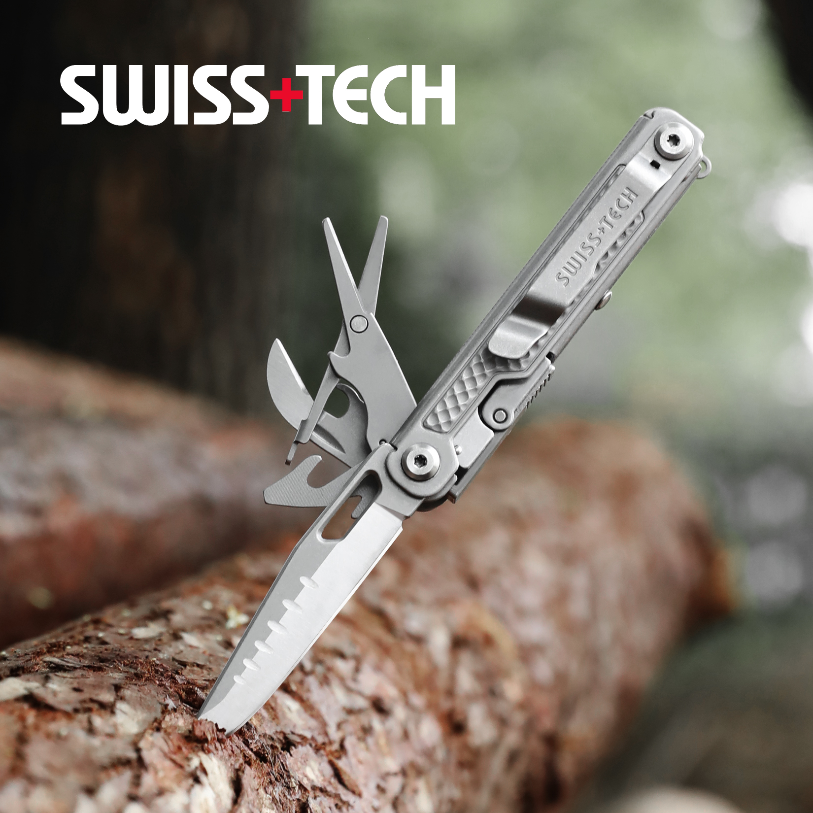 Swiss TECH 11 in 1 multi Tools Outdoor Pocket Mini Portable Tools คีม ...