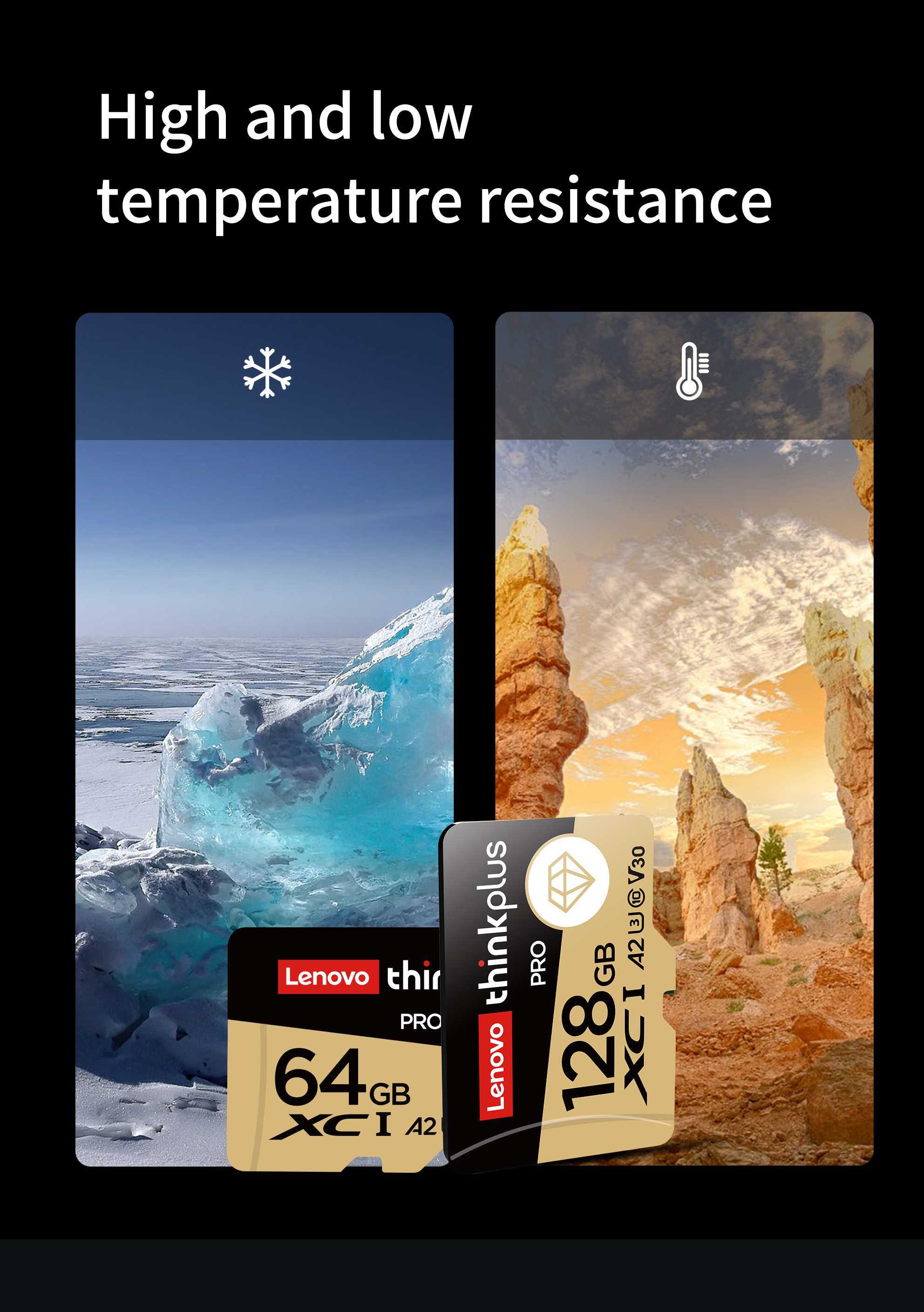 Lenovo-เลือก Micro SD-Memory-Card 32GB/64GB/128GB/256GB MicroSDXC 130 ...