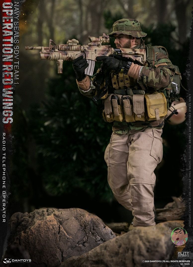 DAMTOYS 1/6 NO.78081 Operation Red Wings NAVY SEALS SDV TEAM 1 Radio ...