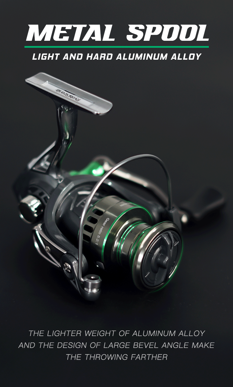 Seasir DW รอกตกปลา 1000-7000 ลากสูงสุด 15 กก. 14 + 1 BB All-Metal ...