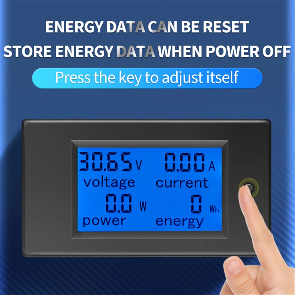Pzem-031 PZEM-051 DC Power Energy Digital Voltage Current Meter LCD DC ...