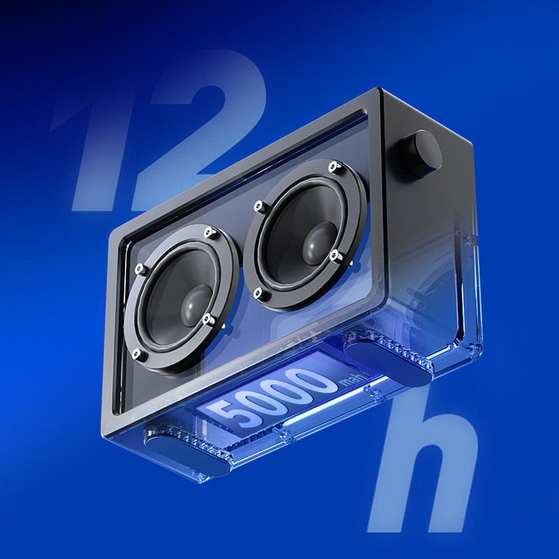 ราคาดีที่สุดใหม่ Jayine Audio ลําโพงบลูทูธโปร่งใส Cassette Mini ...