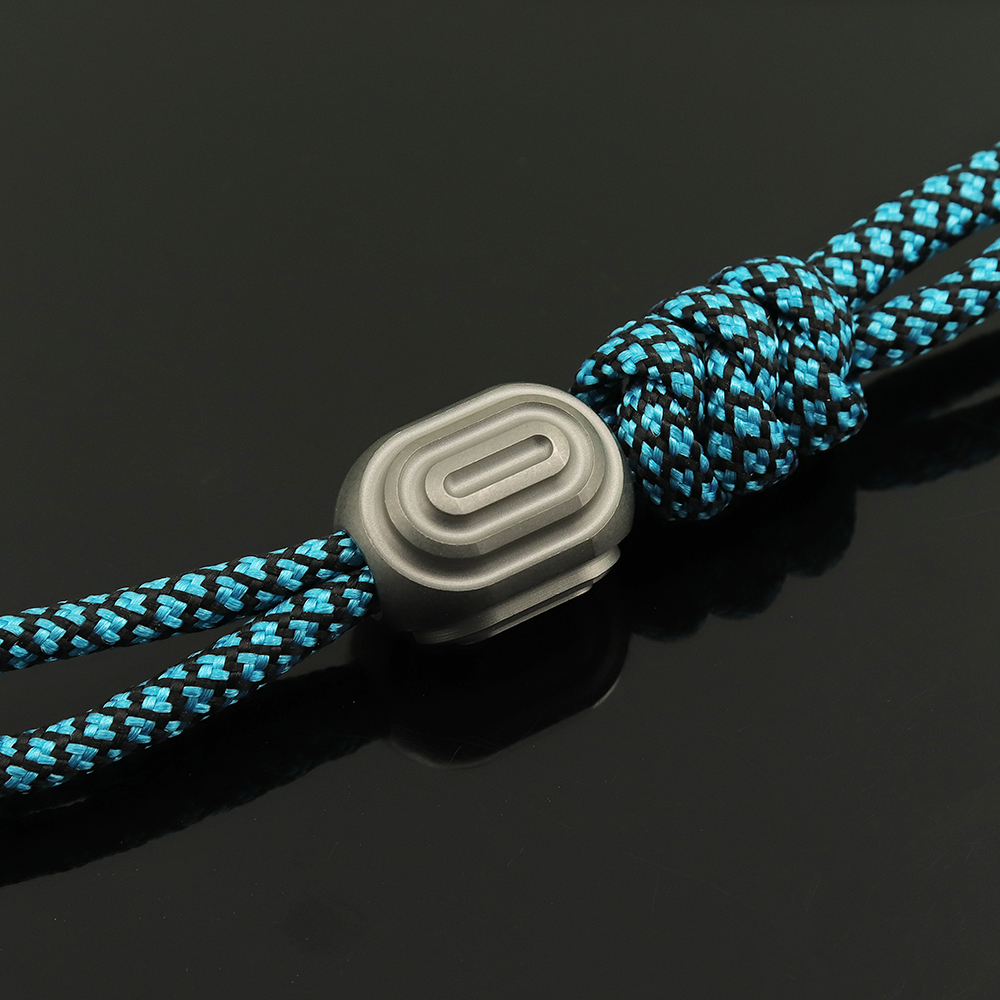 Cnedc Titanium Alloy PEI Loop Pattern EDC Paracord จี้ DIY หัวเข็มขัด ...