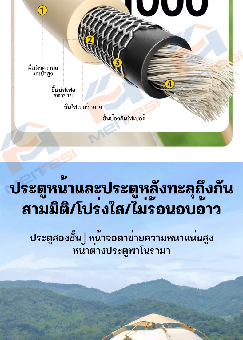 เต้นท์แคมป์ปิ้ง 1 2คน เต้นท์แคมปิ้ง เต้นท์ เต้นท์ นอน 3×4 คน คน เต็นท์สนาม เต็นท์นอน เต็นท์พับได้