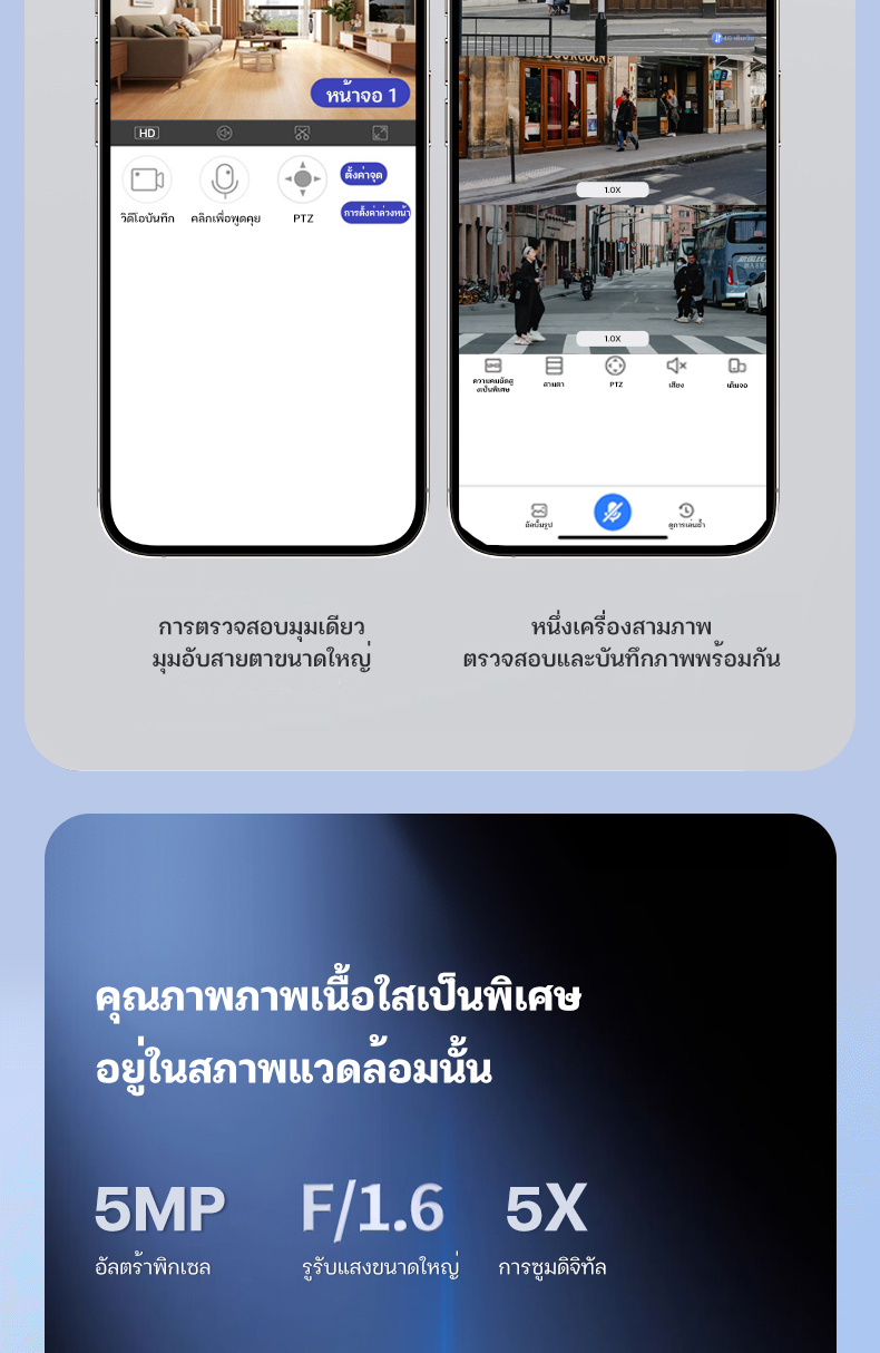 AOQU 8MP 4K เลนส์คู่กล้องวงจรปิด 4G กล้องวงจรปิดไร้สายกันน้ำกลางแจ้ง ...