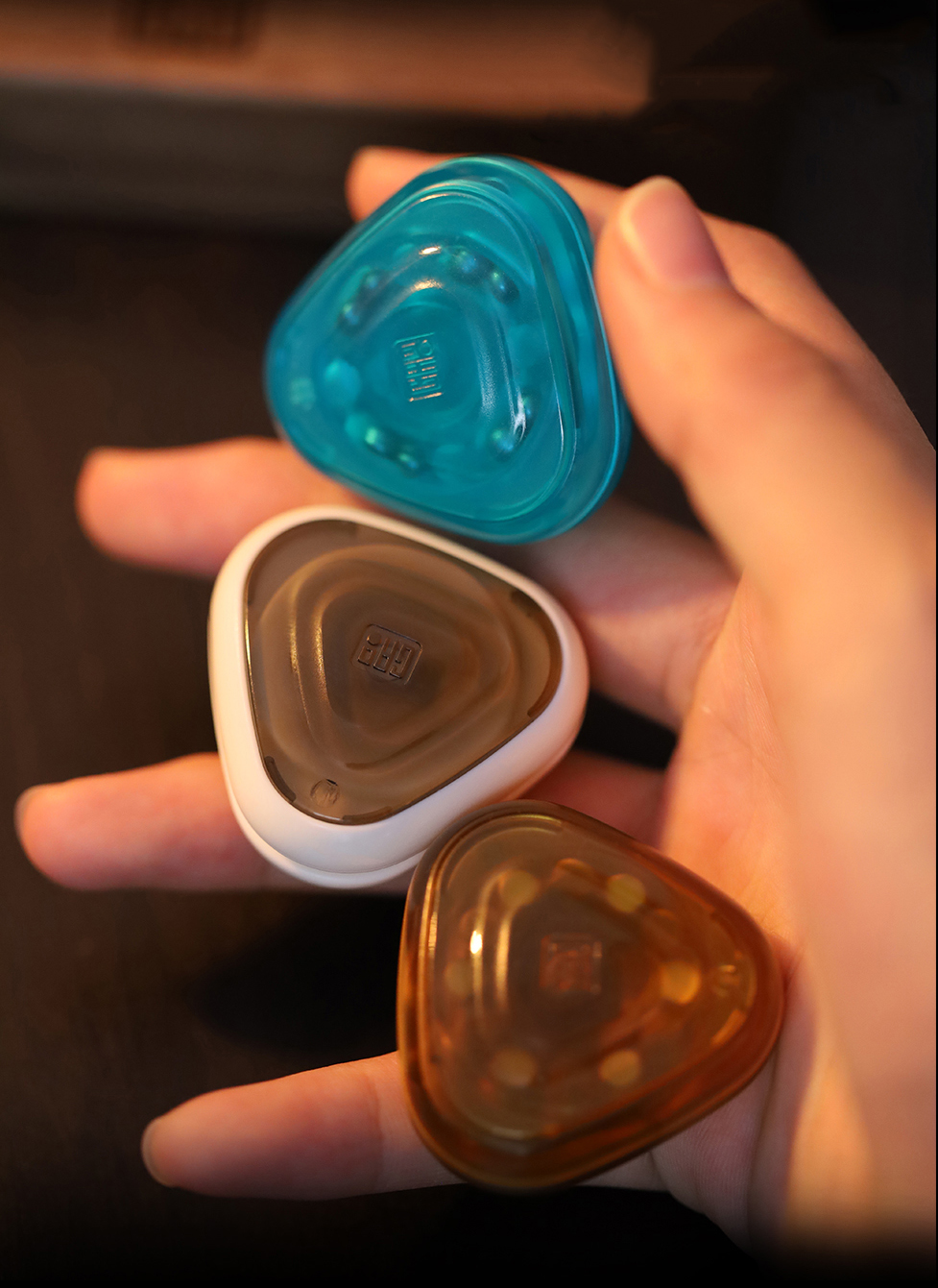 สีสุ่มข้าว Ball Mechanical Ratchet ย่อหน้ามือ Fidget Spinner Cool ...
