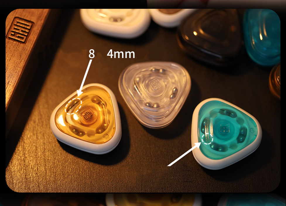 สีสุ่มข้าว Ball Mechanical Ratchet ย่อหน้ามือ Fidget Spinner Cool ...