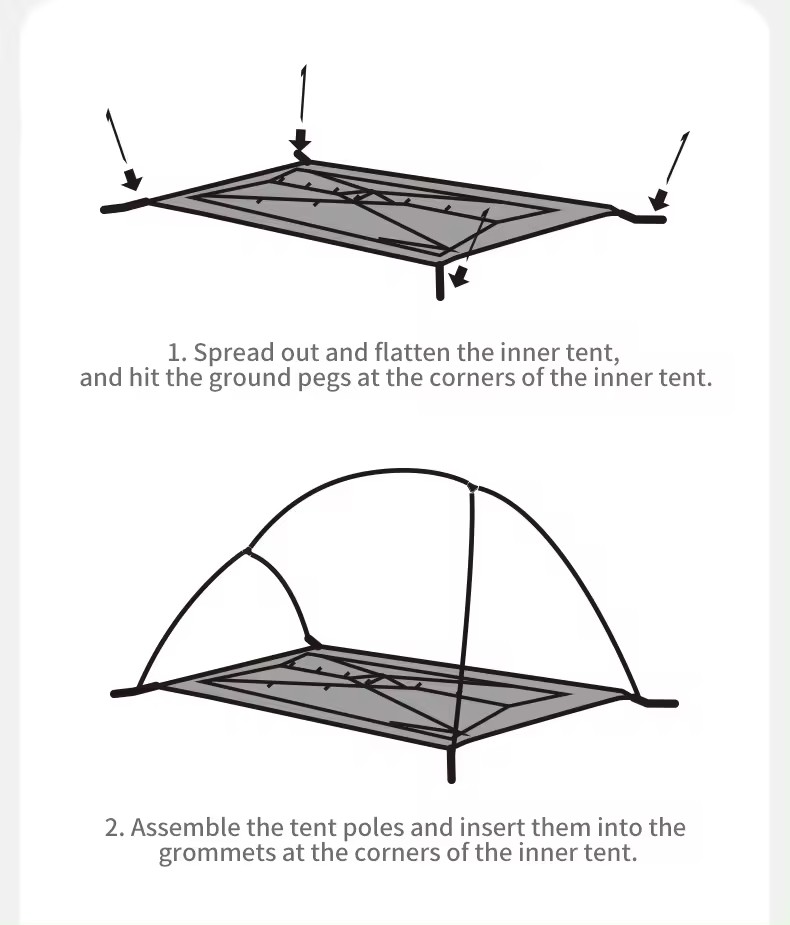 Naturehike Cloud up 1/2 Pro เต็นท์ Pro 20D ไนลอนกันน้ํา Ultralight Camping เต็นท์